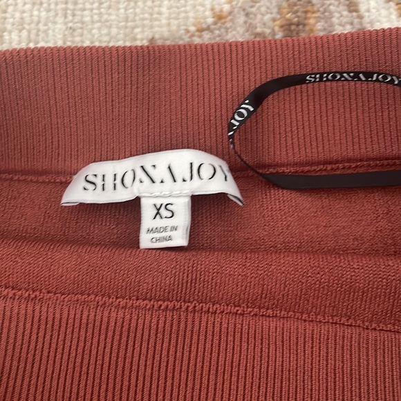Shona Joy Basic Midi Skirt color Clay size XS - Picture 3 of 4